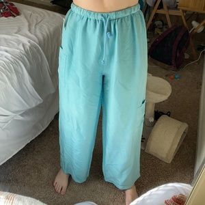 Vintage Silk Straight Leg Pants